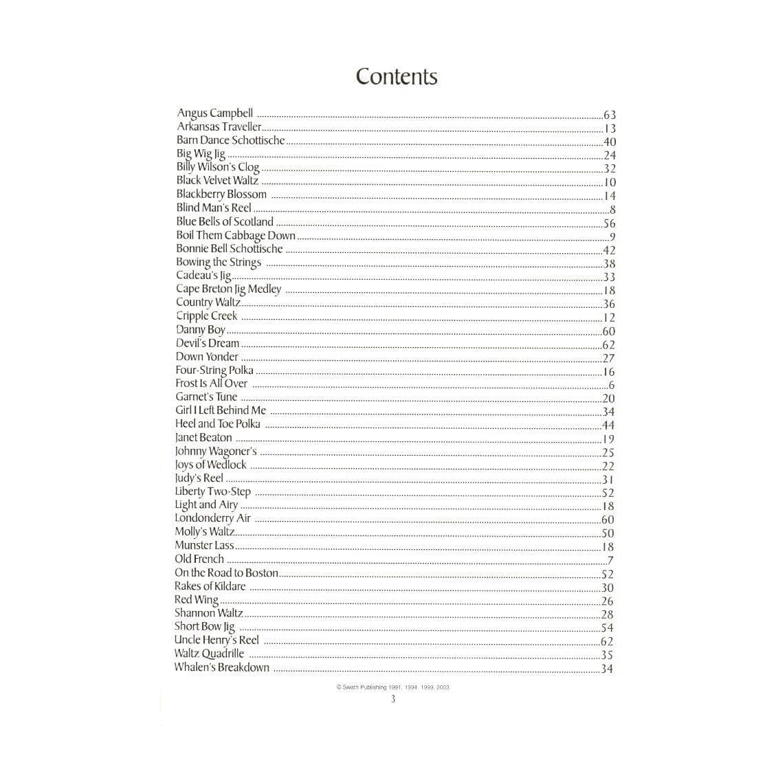 Fiddle Club: Fiddle Tunes for Violin Collection 1 By Dean Marshall & John Crozman Published by Swath Publishing