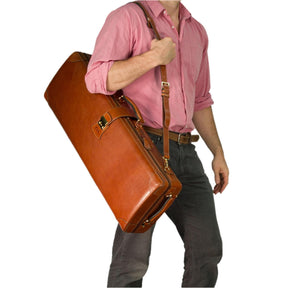 GL Quarter Circle Viola Case Brown Leather