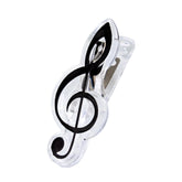 Treble Clef Music Clip - Black