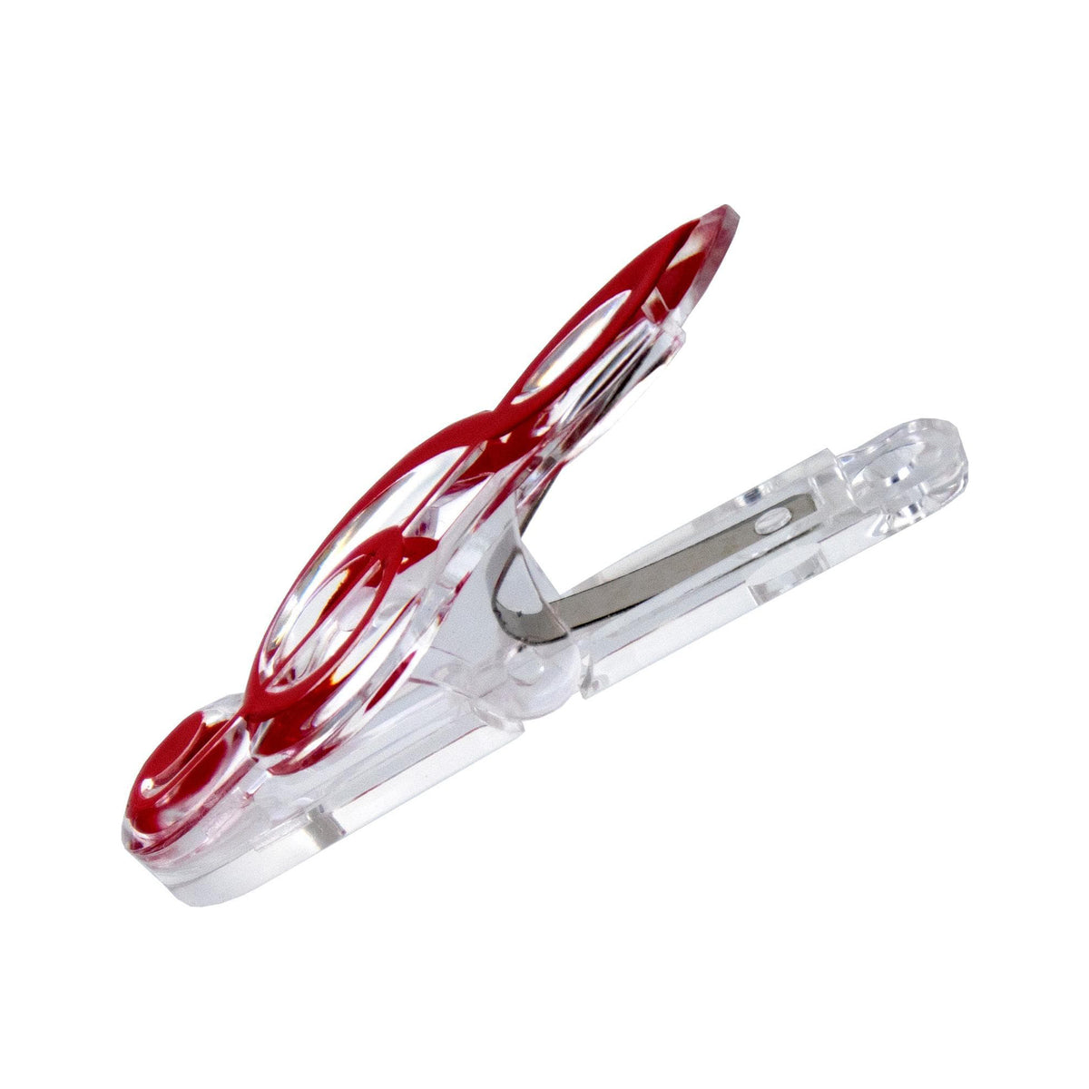 Treble Clef Music Clip - Red