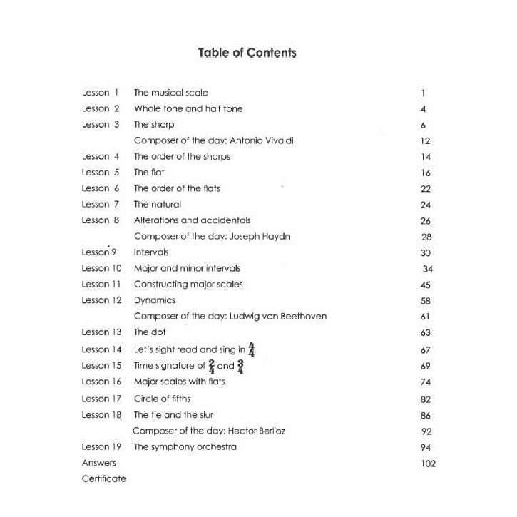 My First Music Theory Book, Volume 2 by Lynnette Cartagena