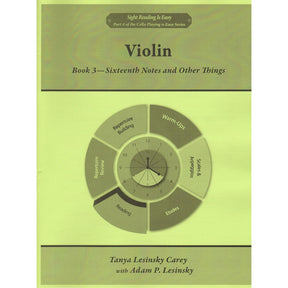 Sight Reading is Easy - for Violin - by Tanya Lesinsky Carey and Adam P. Lesinsky