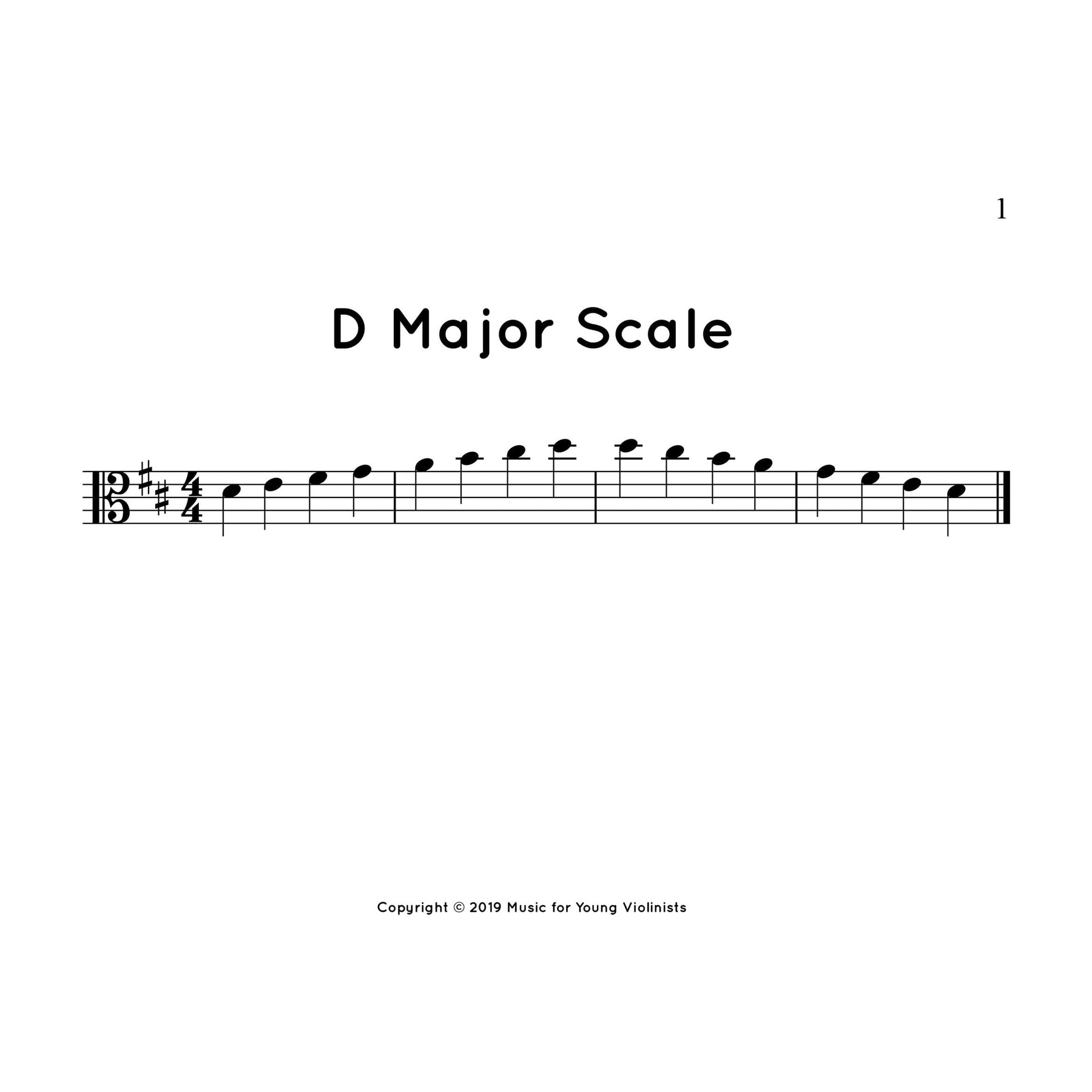 Figi, Heather - Music for Young Violists, Large Print - Solos for Beginning Viola - Digital Download