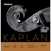 Kaplan Bass D String - Medium Gauge - 3/4 size