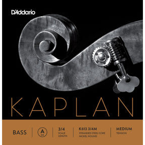 Kaplan Bass A String - Medium Gauge - 3/4 size