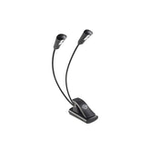 K&M Double 2-LED FlexLight for Music Stands - Black