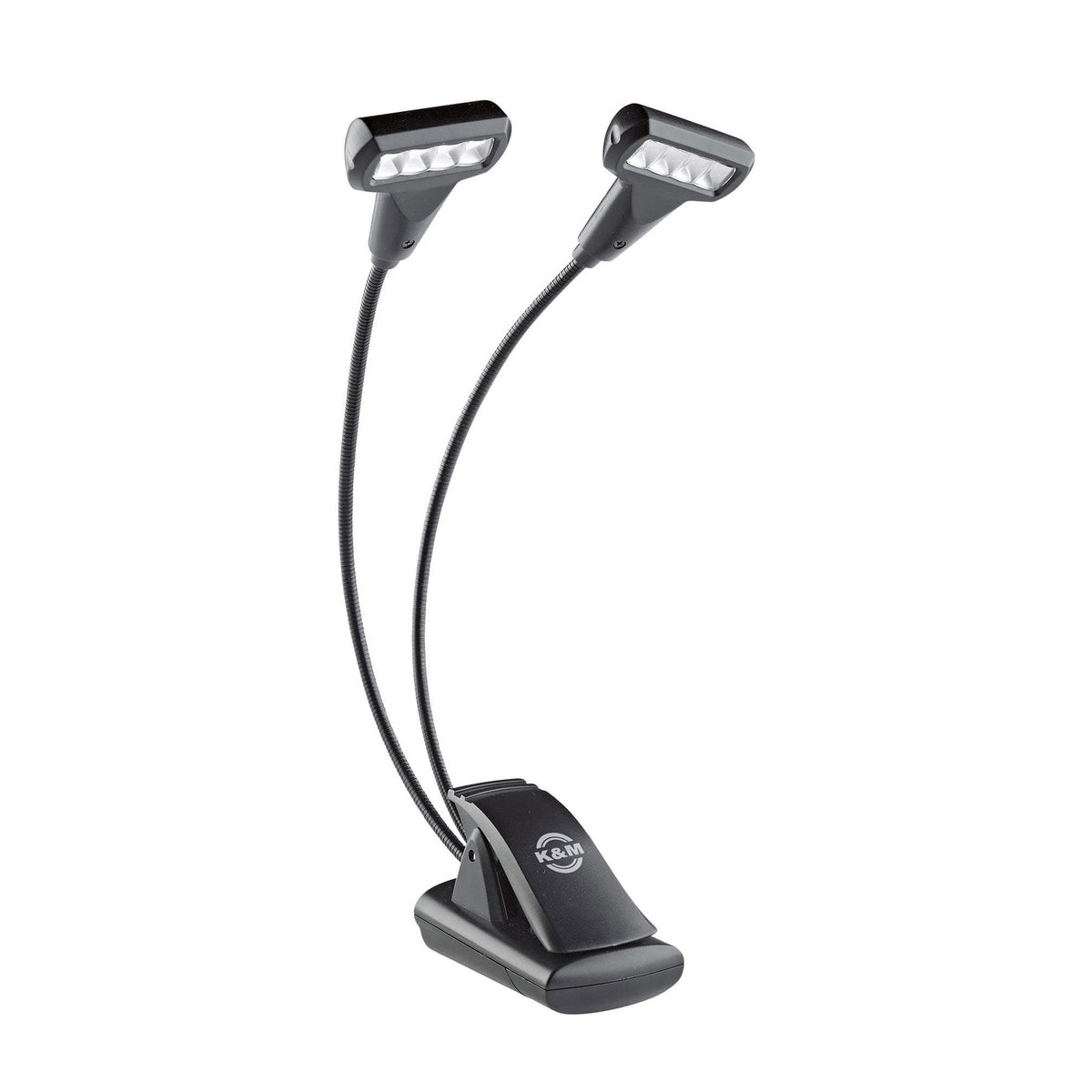 K&M T-Model Double 4-LED FlexLight for Music Stands - Black