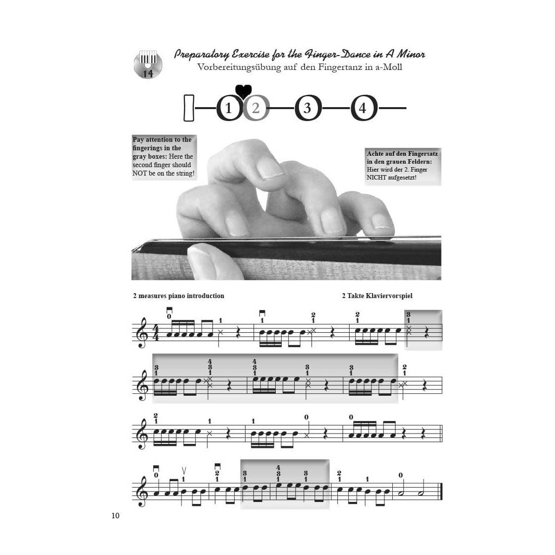 My First Technique Book - Basic Exercises for Violin with Piano Arrangements - CD/Online Audio - by Kerstin Wartberg - Istex Music Publications