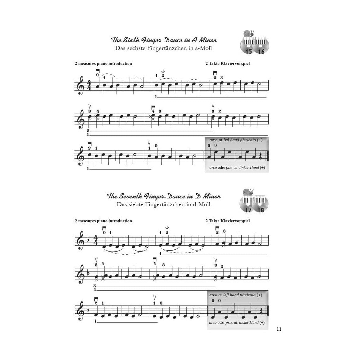 My First Technique Book - Basic Exercises for Violin with Piano Arrangements - CD/Online Audio - by Kerstin Wartberg - Istex Music Publications