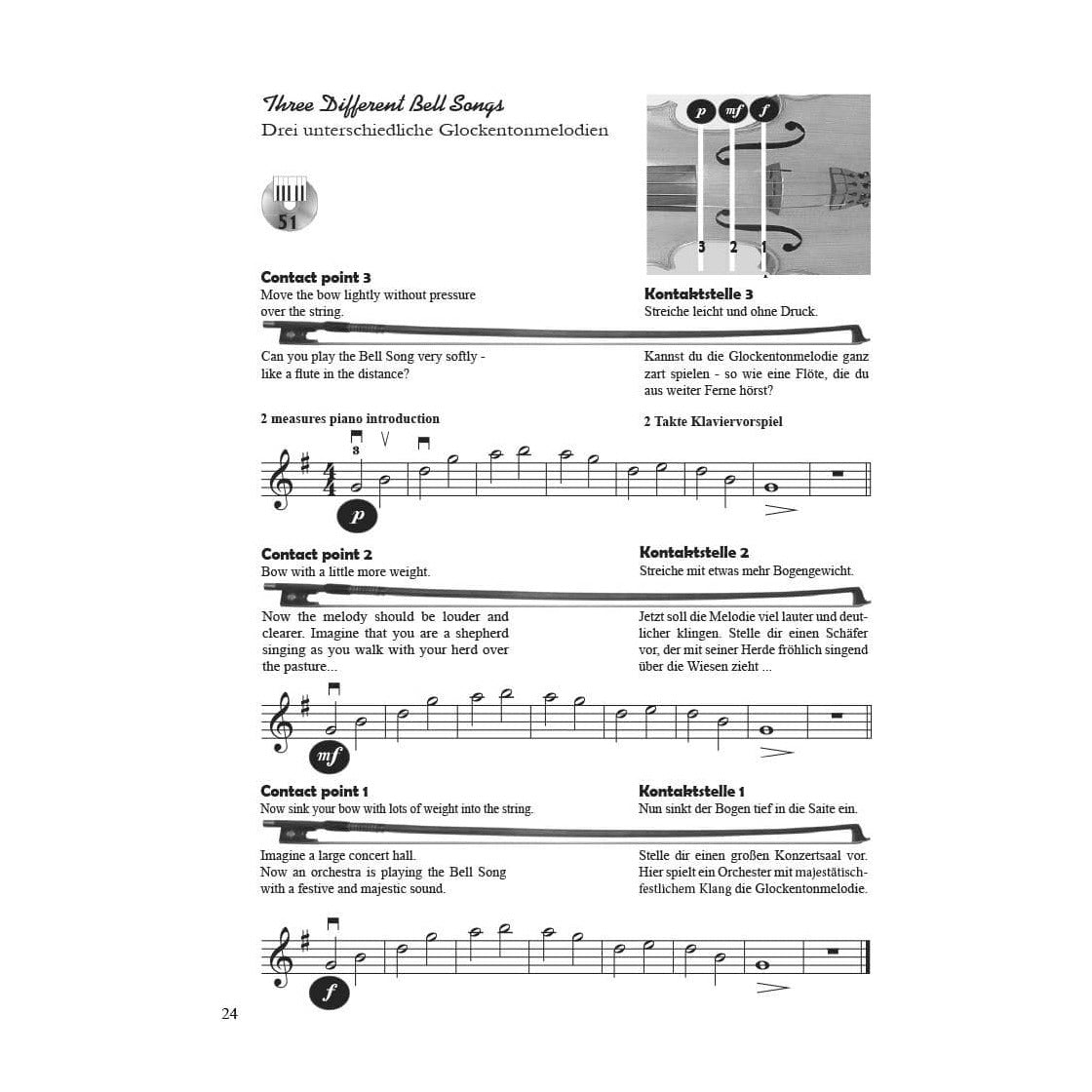 My First Technique Book - Basic Exercises for Violin with Piano Arrangements - CD/Online Audio - by Kerstin Wartberg - Istex Music Publications
