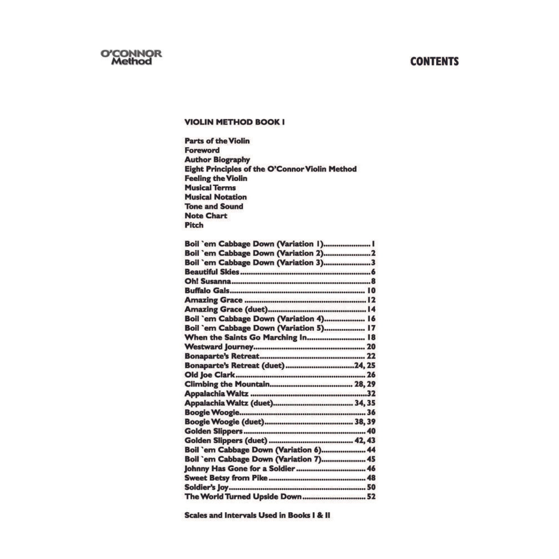 O'Connor Violin Method Book I - Digital Download