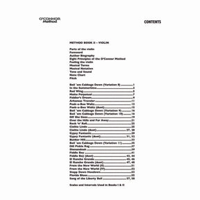 O'Connor Violin Method Book II - Digital Download