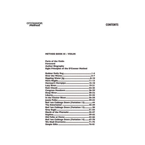 O'Connor Violin Method Book III - Digital Download