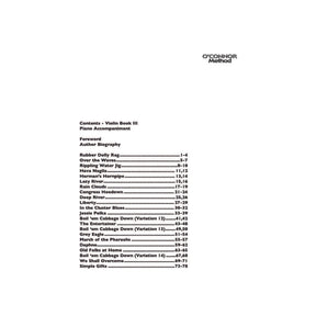 O'Connor Violin Method III - Piano Accompaniment - Digital Download