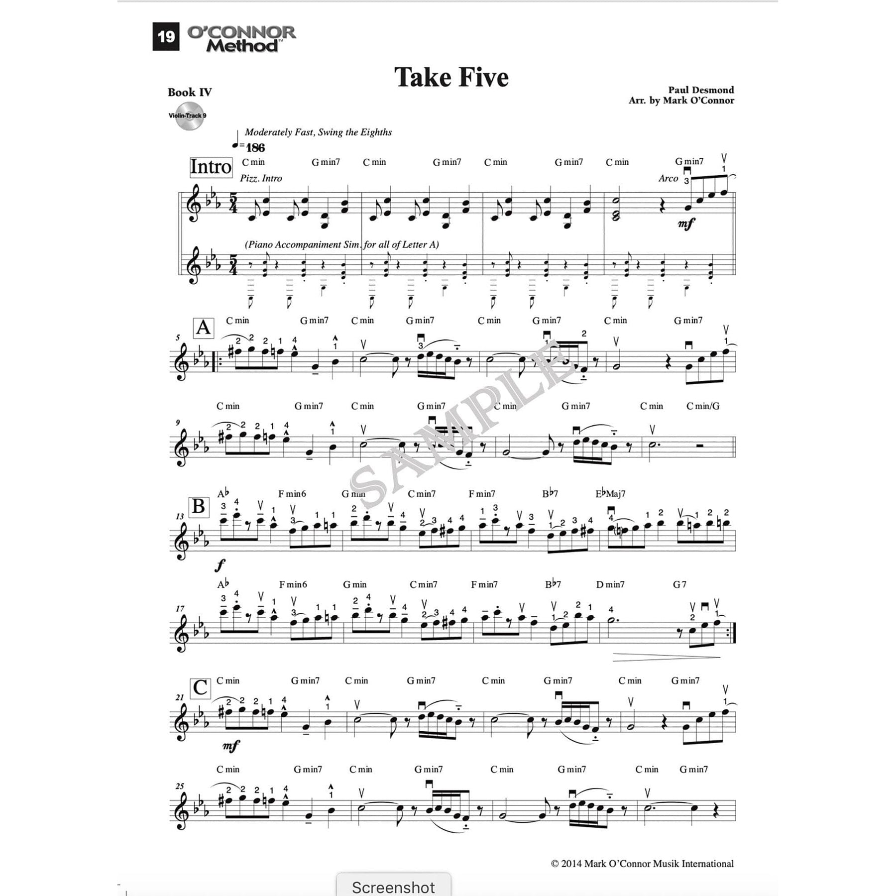 O'Connor Violin Method Book IV - Digital Download