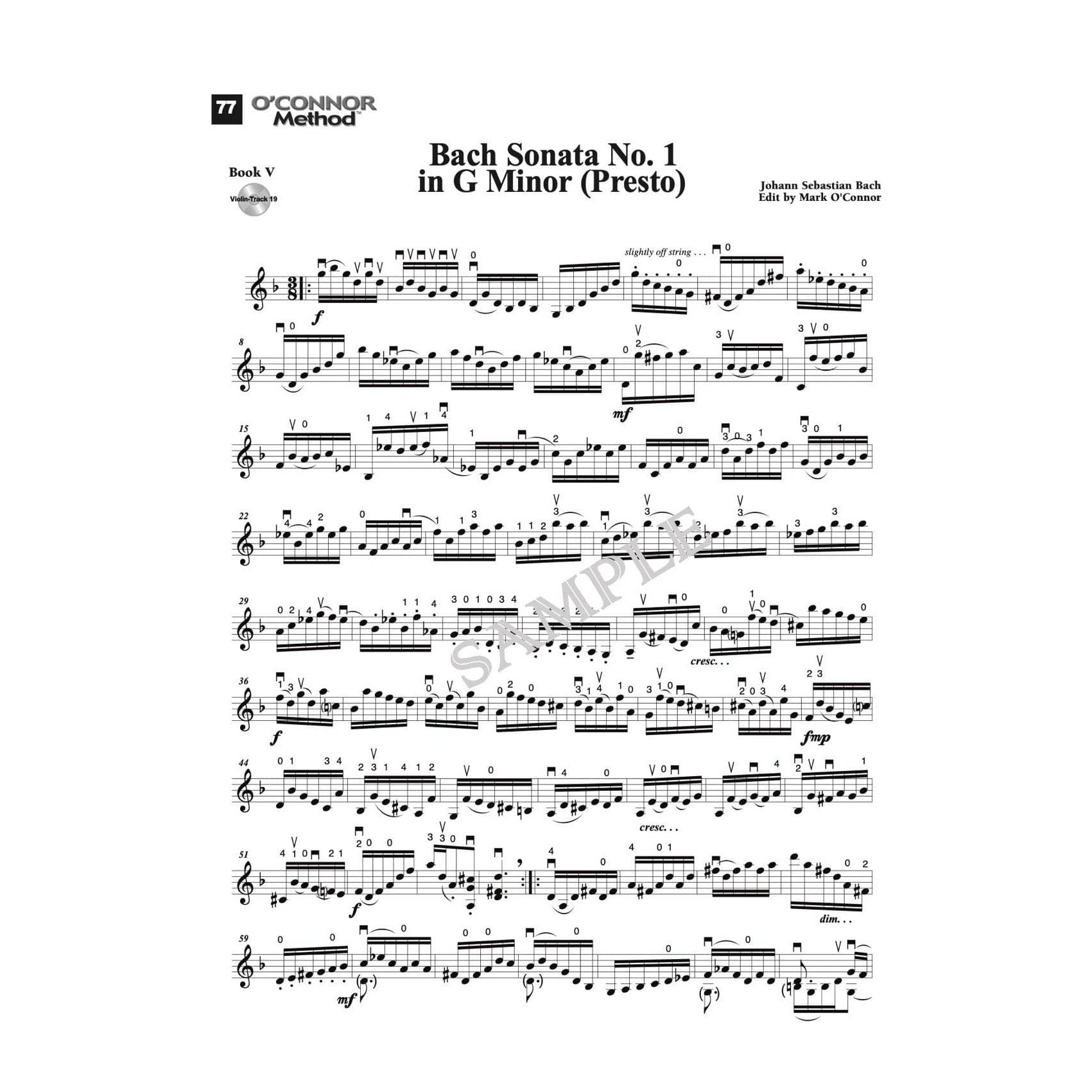 O'Connor Violin Method Book V - Digital Download