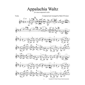 O'Connor, Mark - Appalachia Waltz Unaccompanied Score - Violin - Digital Download