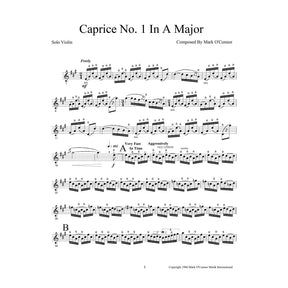 O'Connor, Mark - Caprices No.'s 1-6 for Unaccompanied Violin - Digital Download