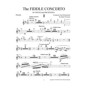 O'Connor, Mark - The FIDDLE CONCERTO for Violin and Orchestra - Wind Parts - Digital Download