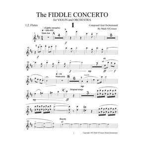O'Connor, Mark - The FIDDLE CONCERTO for Violin and Orchestra - Wind Parts - Digital Download