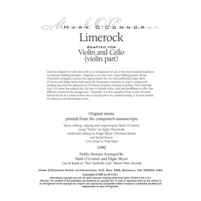 O'Connor, Mark - Limerock for Violin and Cello - Violin - Digital Download