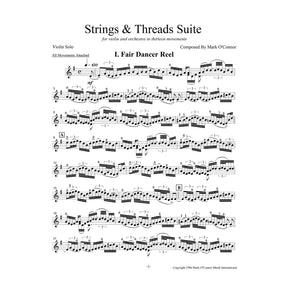 O'Connor, Mark - Strings & Threads Suite for Violin and String Orchestra - Violin Solo - Digital Download