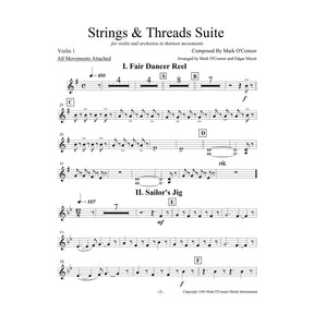 O'Connor, Mark - Strings & Threads Suite for Violin and String Orchestra - String Parts - Digital Download