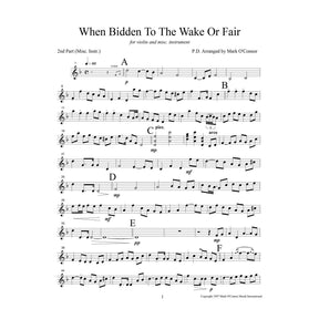 O'Connor - When Bidden To The Wake Or Fair for Violin & Misc Instrument - Dig. Download