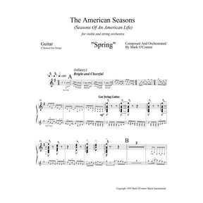 O'Connor, Mark - American Seasons for Violin and String Orchestra - Guitar - Digital Download