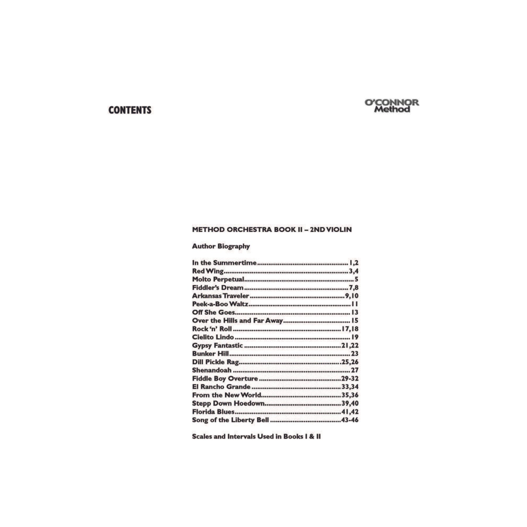 O'Connor Method for Orchestra - Book II - Violin 2 Part - Digital Download