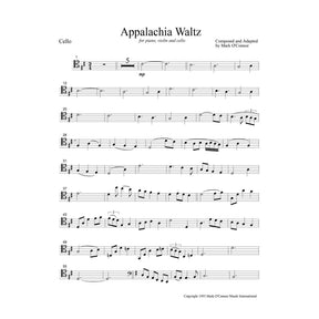 O'Connor, Mark - Appalachia Waltz for Piano, Violin, and Cello - Cello - Digital Download