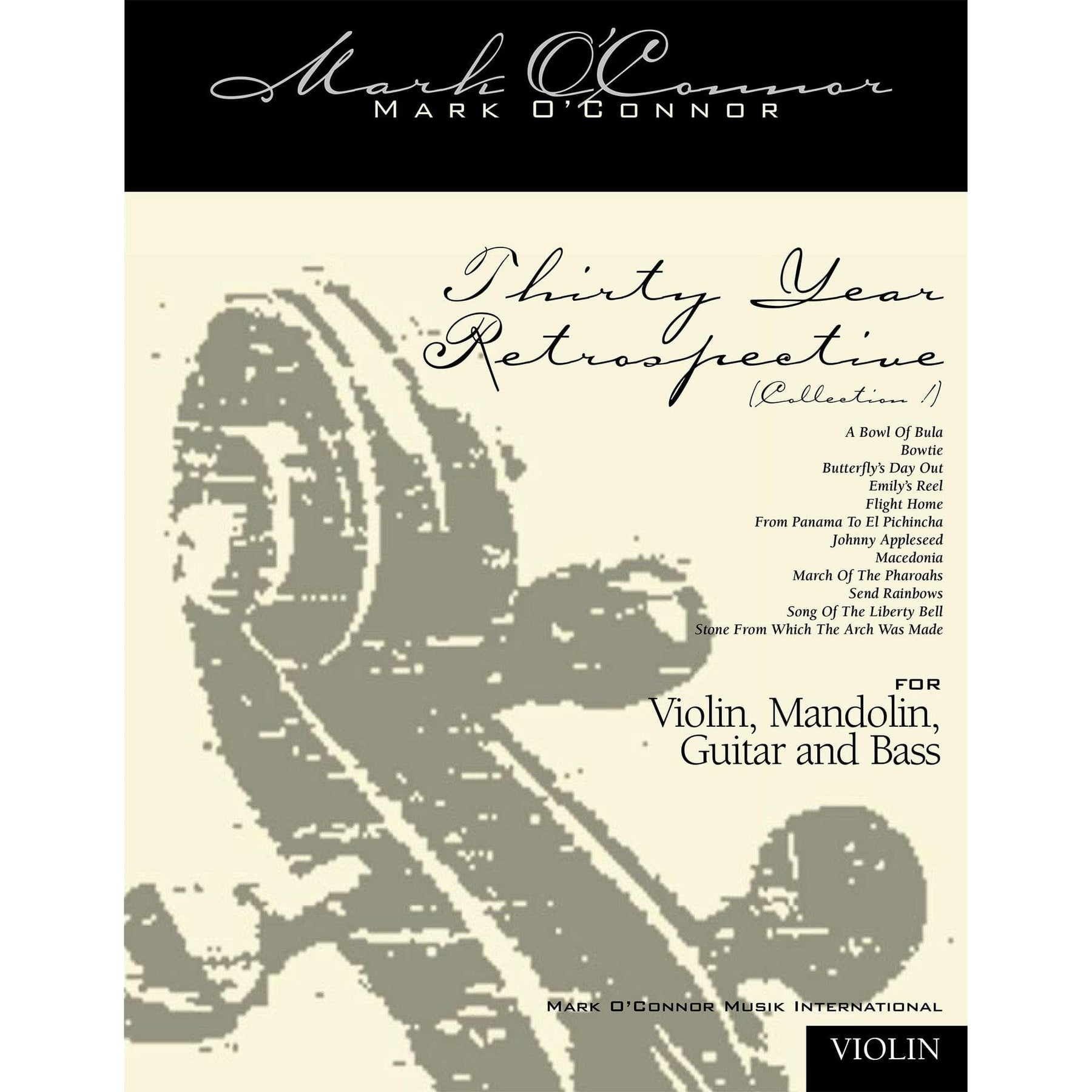 O'Connor - 30-Year Retrospective Collection 1 for Violin, Mandolin, Guitar, & Bass - Dig. Download