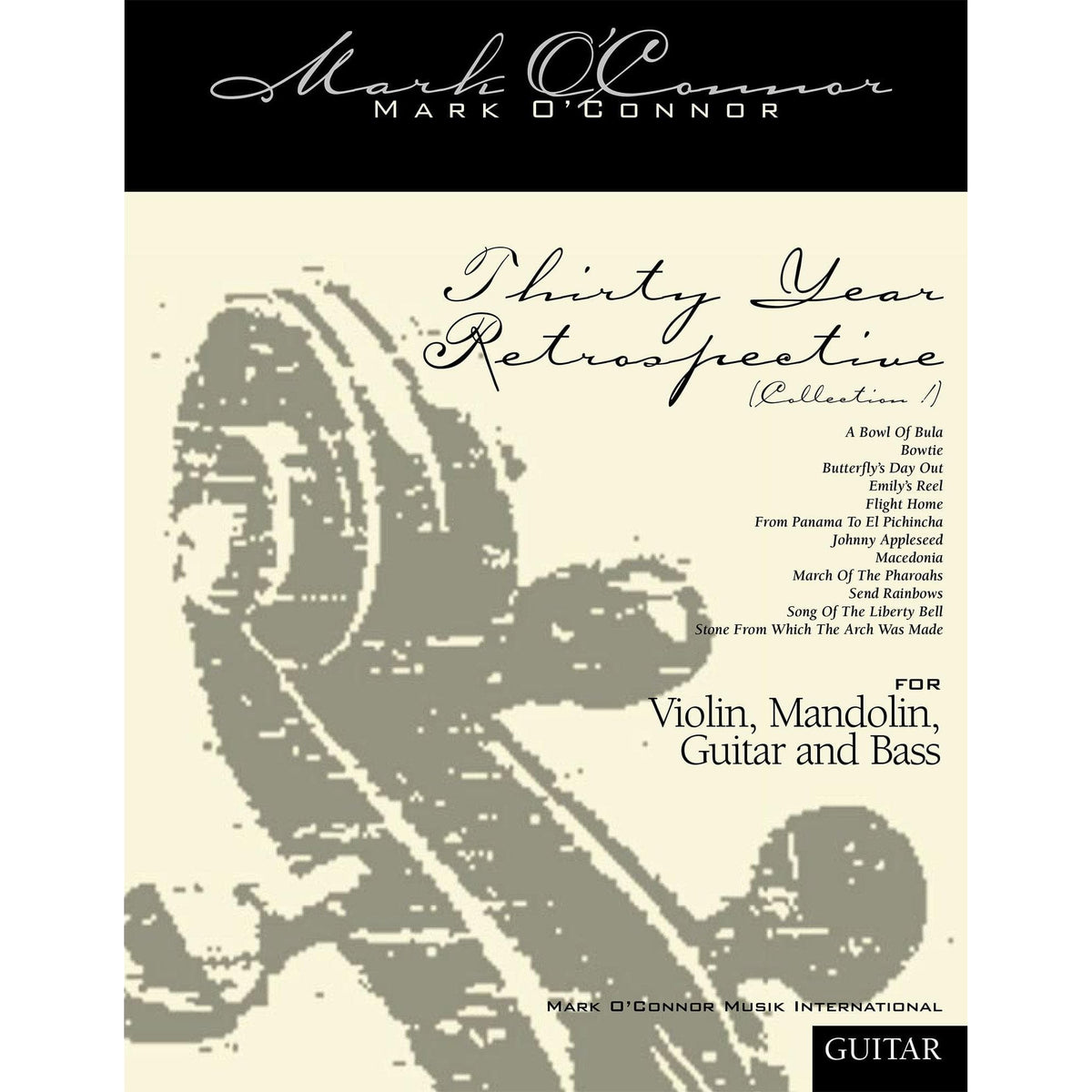 O'Connor - 30-Year Retrospective Collection 1 for Violin, Mandolin, Guitar, & Bass - Dig. Download