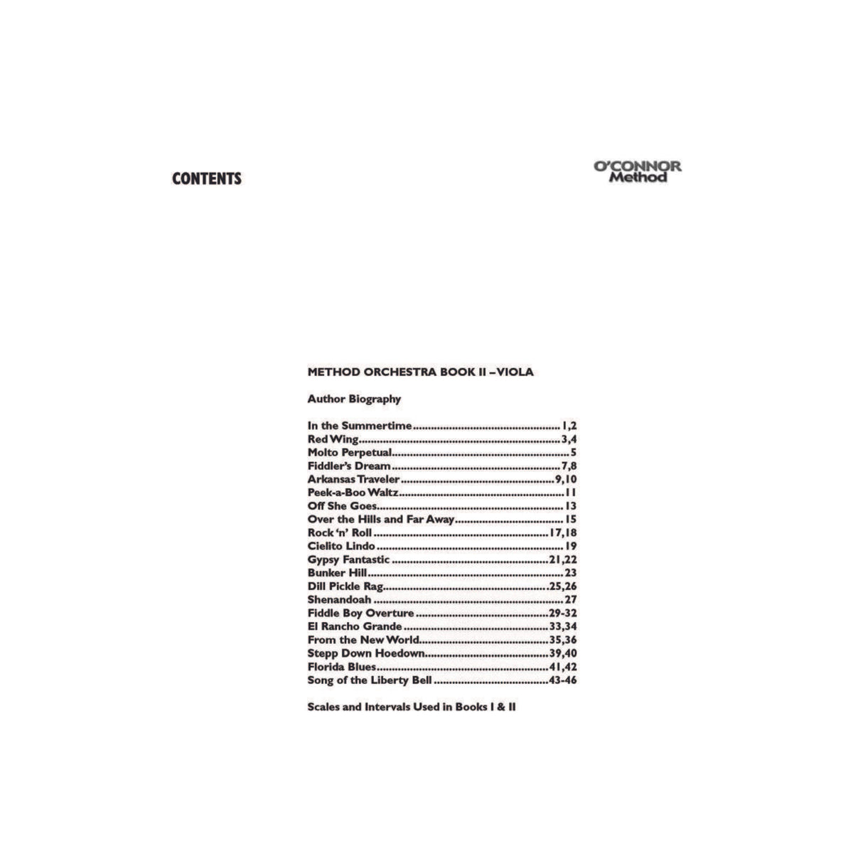 O'Connor Method for Orchestra - Book II - Viola Part - Digital Download