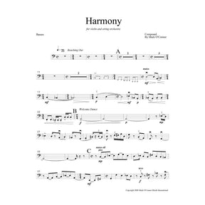 O'Connor, Mark - Harmony for Violin and Strings - Basses - Digital Download