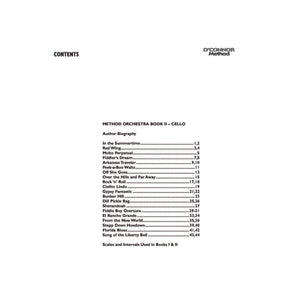 O'Connor Method for Orchestra - Book II - Cello Part - Digital Download