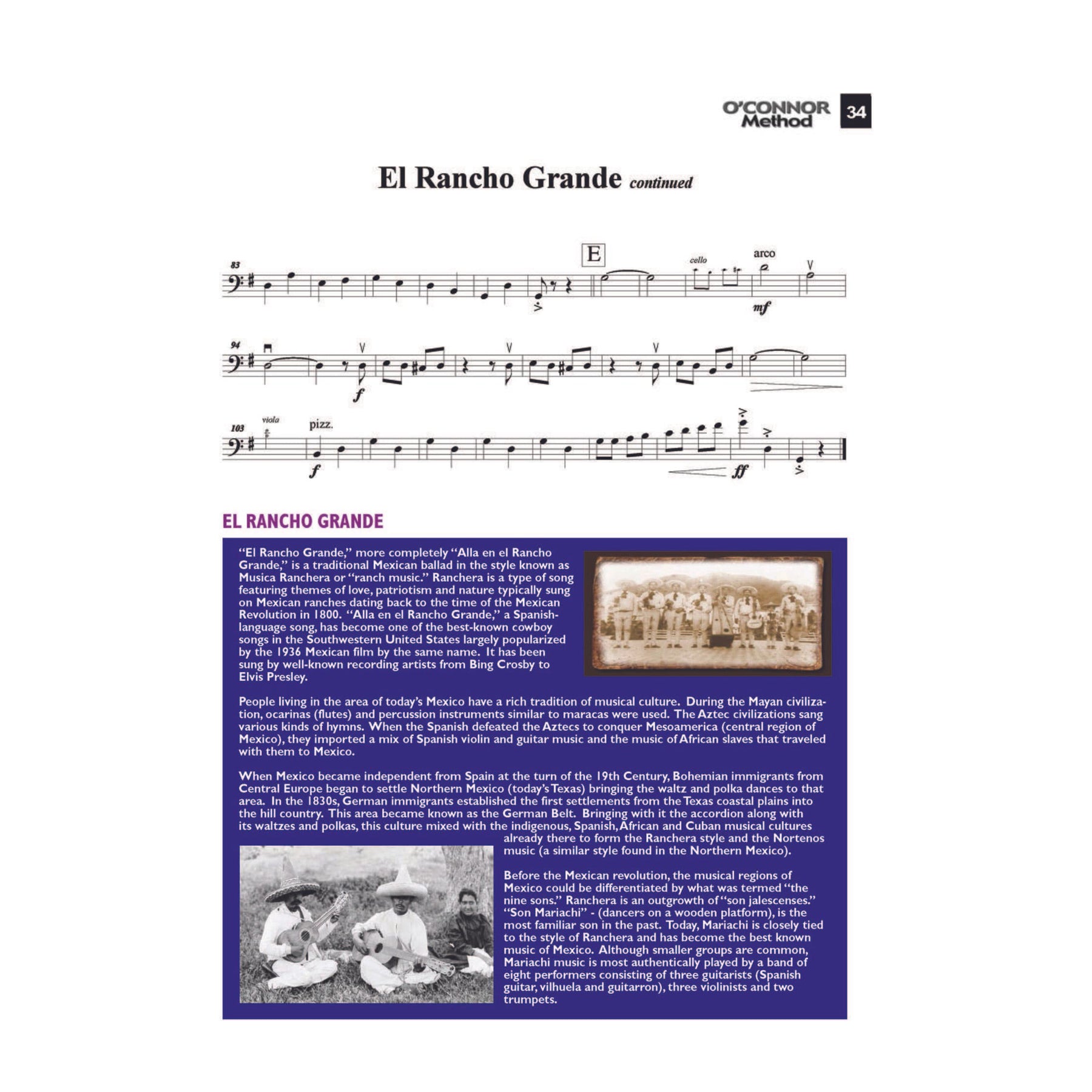 O'Connor Method for Orchestra - Book II - Bass Part - Digital Download