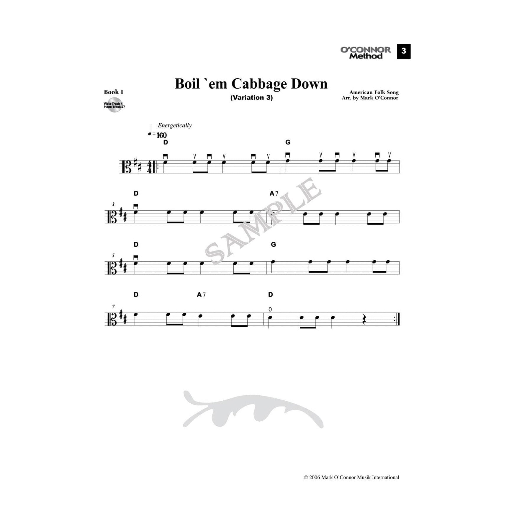 O'Connor Viola Method Book I - Digital Download