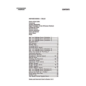 O'Connor Cello Method Book I - Digital Download