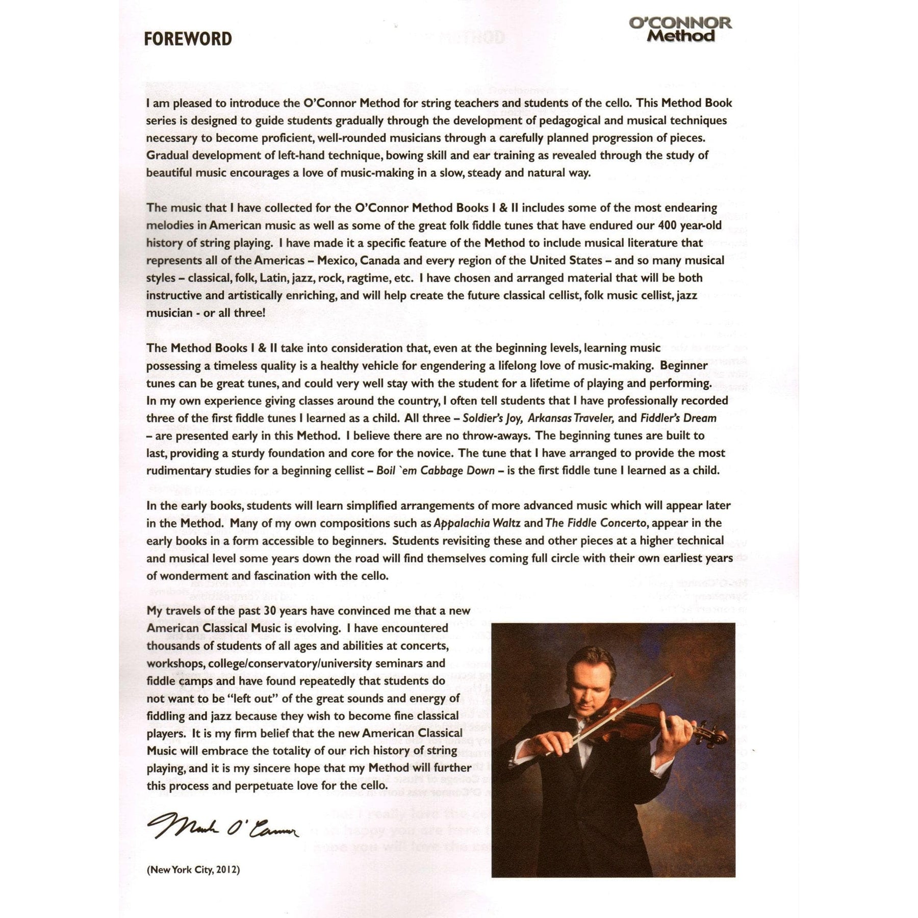O'Connor Cello Method Book II