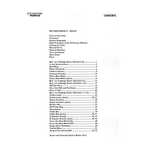 O'Connor Cello Method Book II