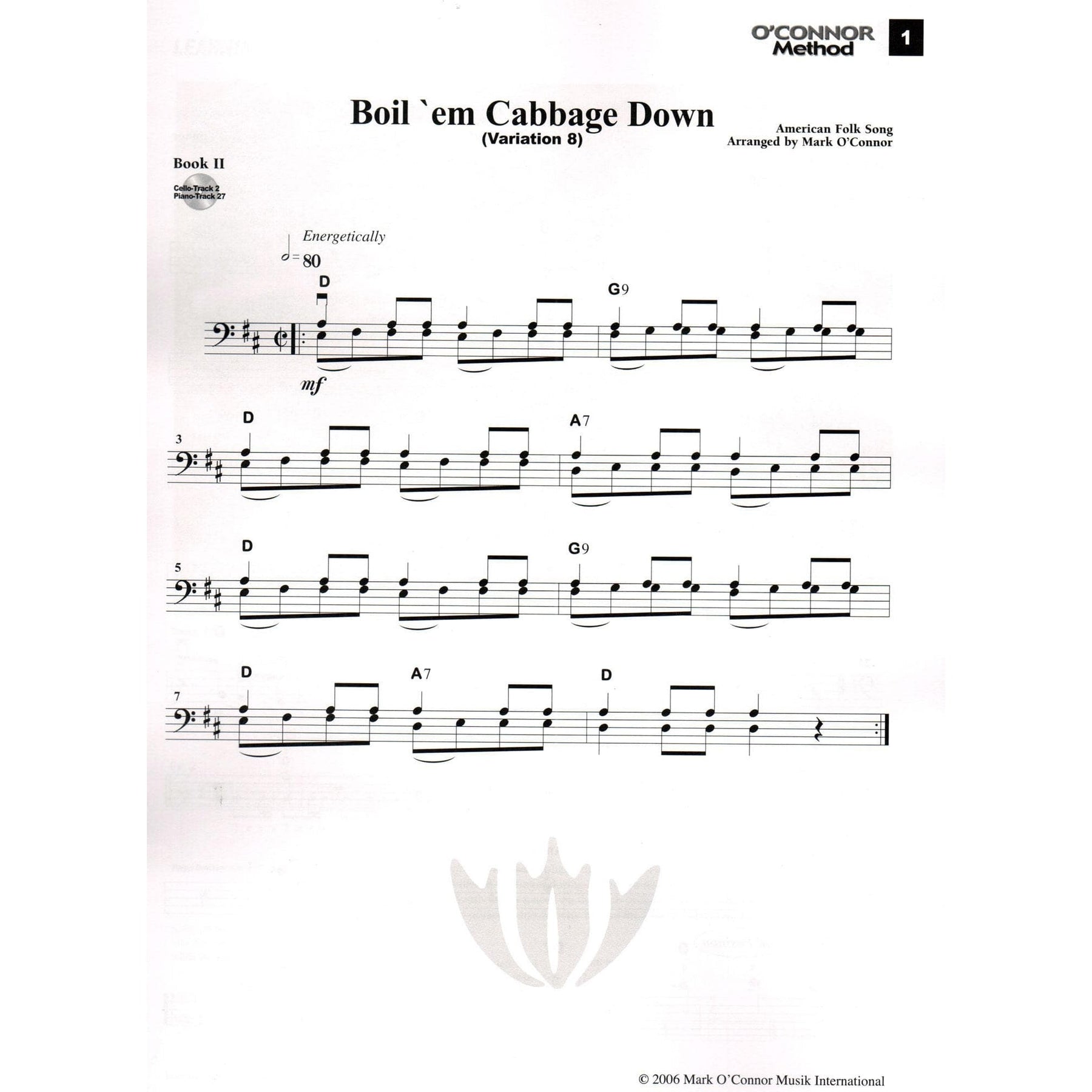 O'Connor Cello Method Book II