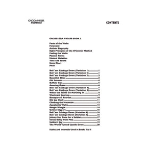 O'Connor Method for Orchestra Book I - Violin Part - Digital Download