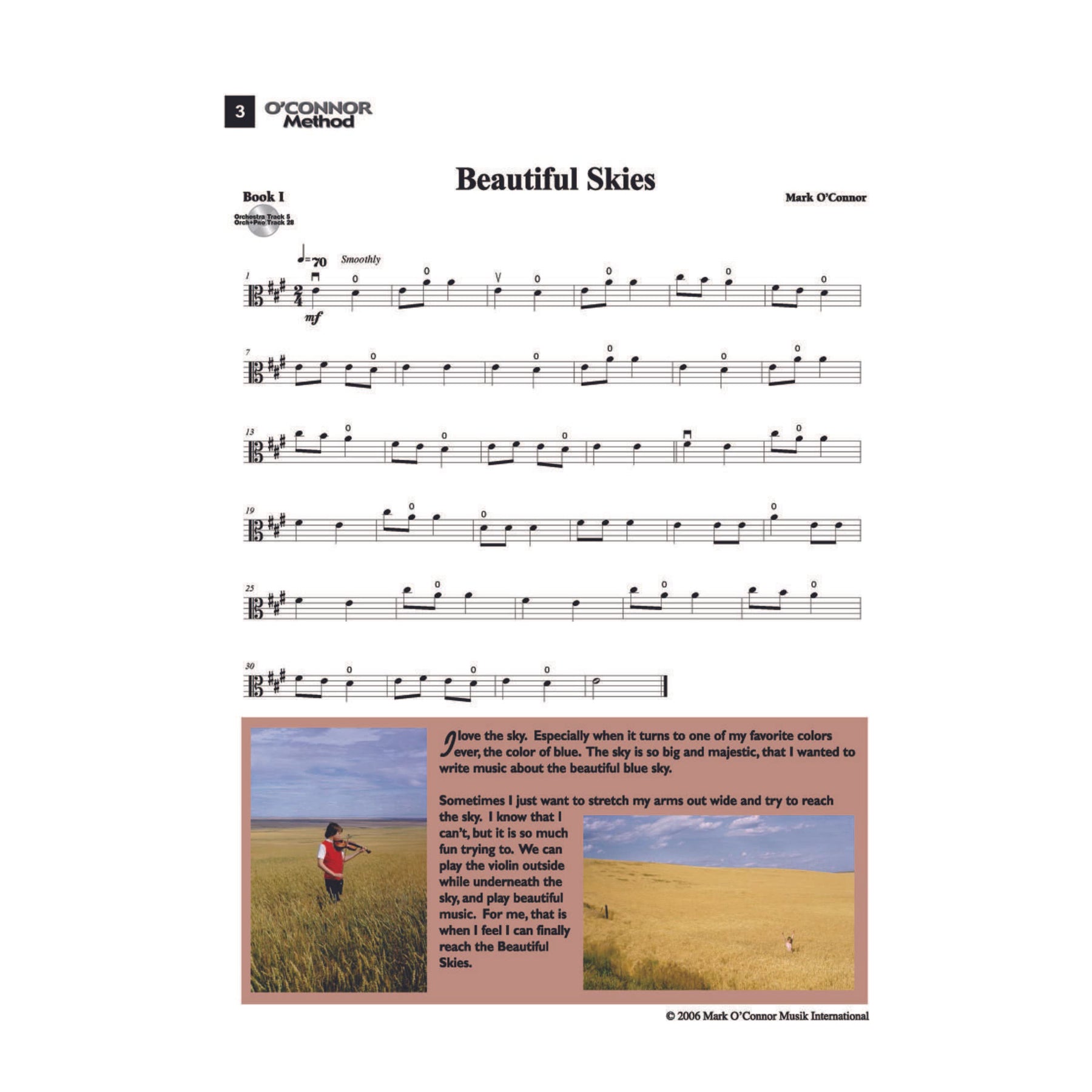 O'Connor Method for Orchestra Book I - Viola Part (2nd Violin) - Digital Download