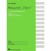 Standard Wirebound Manuscript Paper. Published by Hal Leonard.