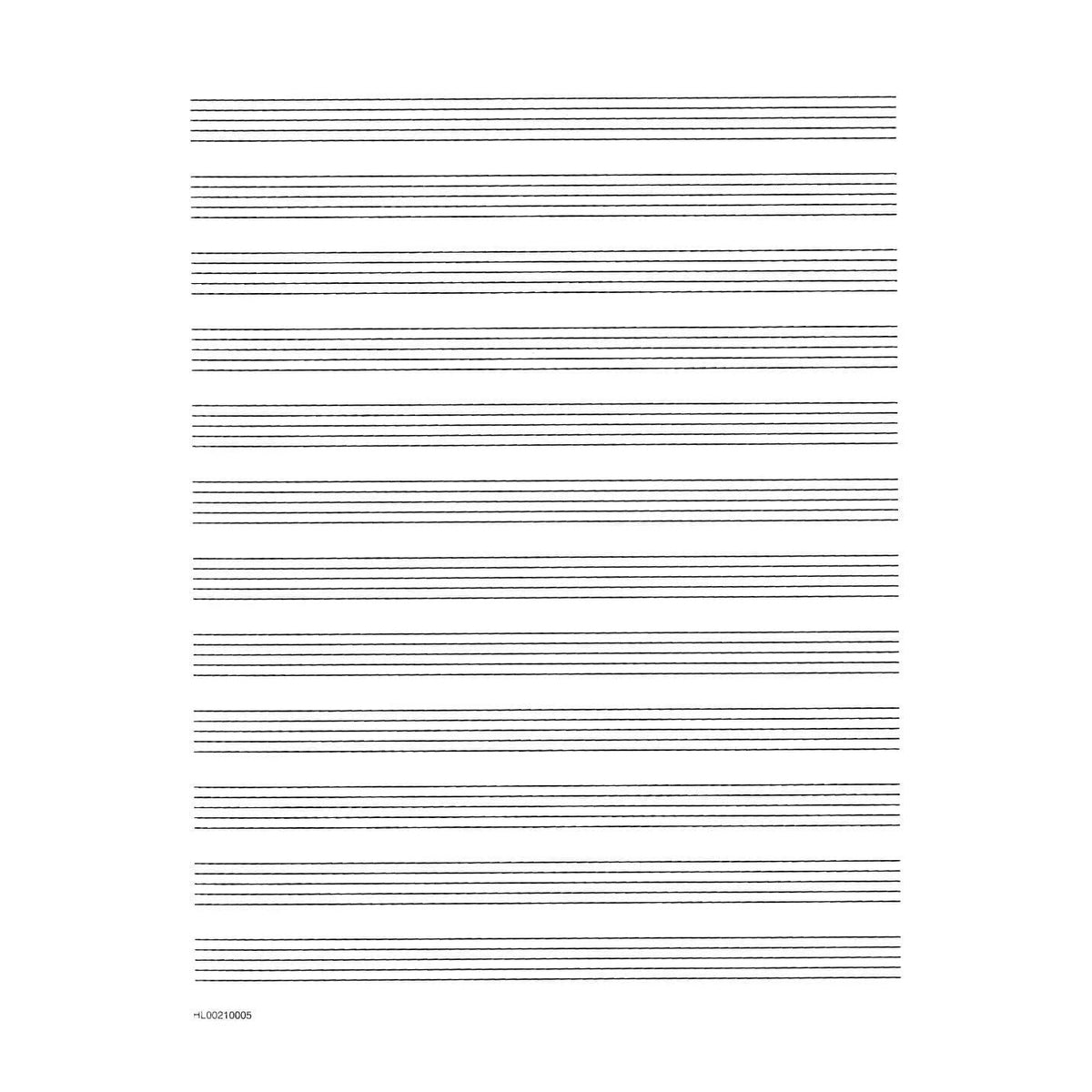Standard Wirebound Manuscript Paper. Published by Hal Leonard.