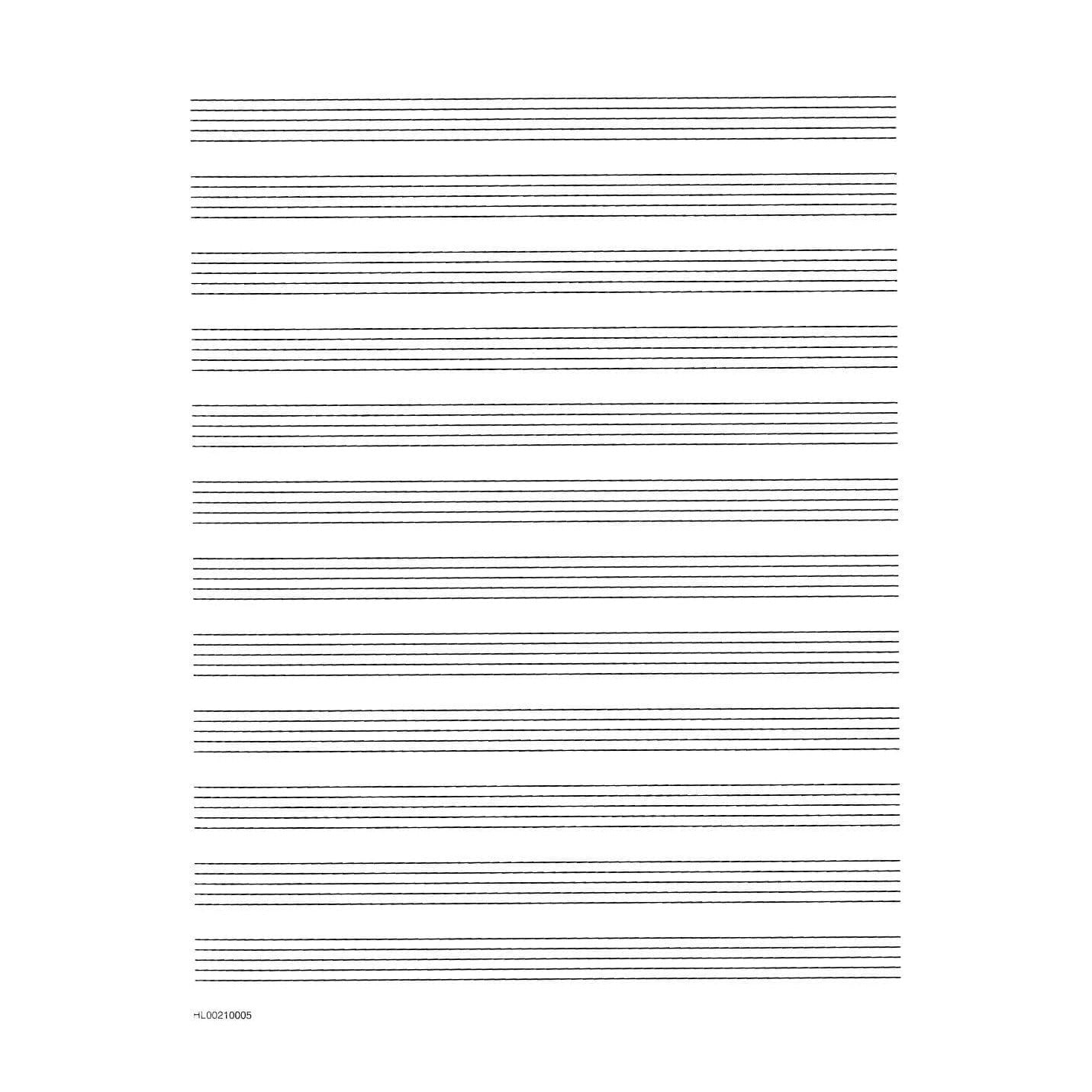 Standard Wirebound Manuscript Paper. Published by Hal Leonard.
