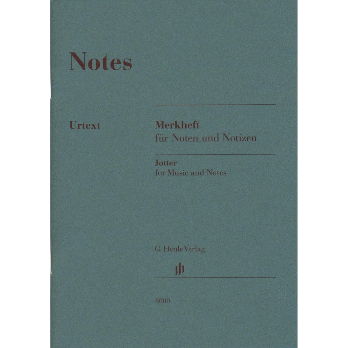 Jotter for Music and Notes - Mini Manuscript Paper - 4