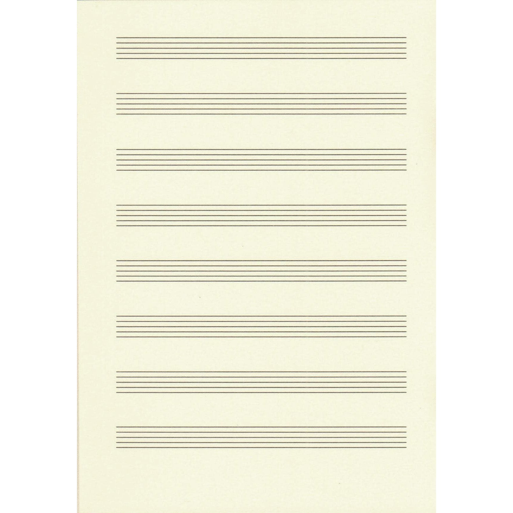 Jotter for Music and Notes - Mini Manuscript Paper - 4" x 5.75" - 32 pages - G. Henle Verlag