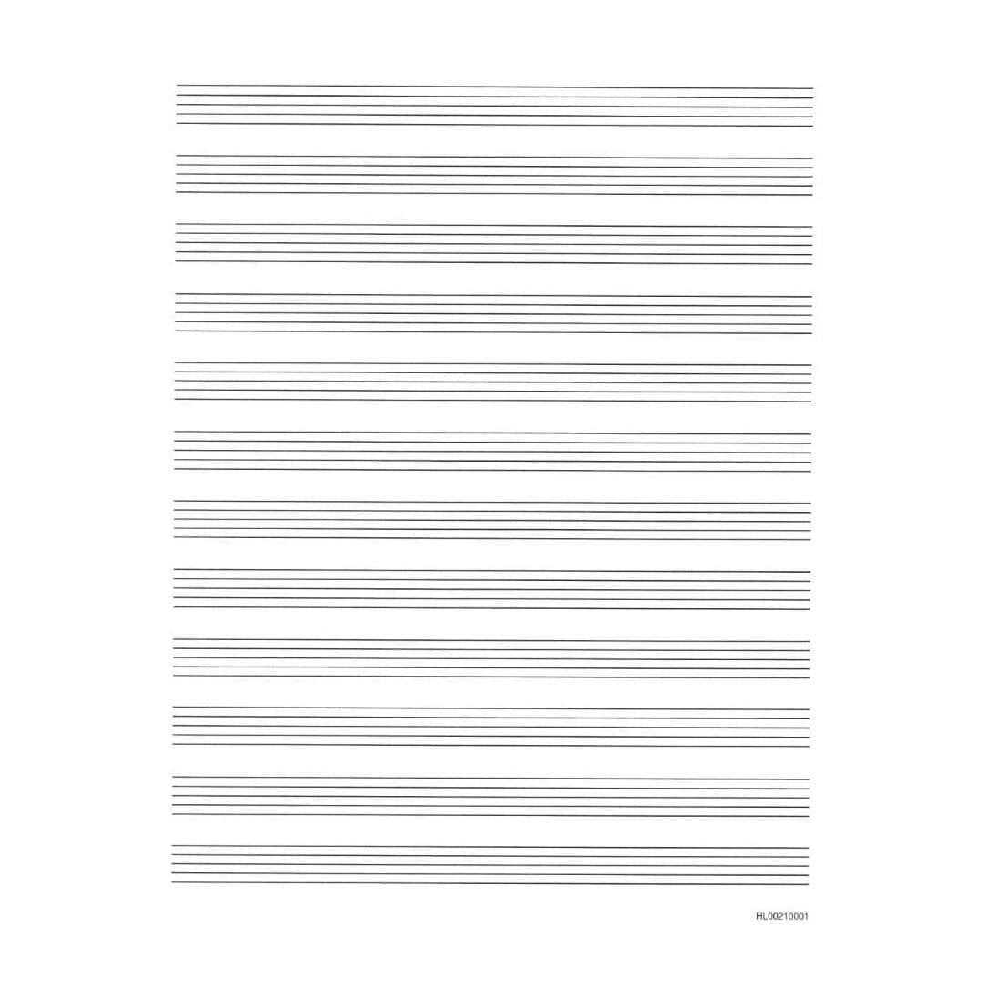 Standard Manuscript Paper. Published by Hal Leonard.